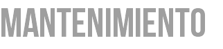 Mantenimiento